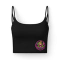 Pink Floral 'Kindredilla' Logo Crop Bralette