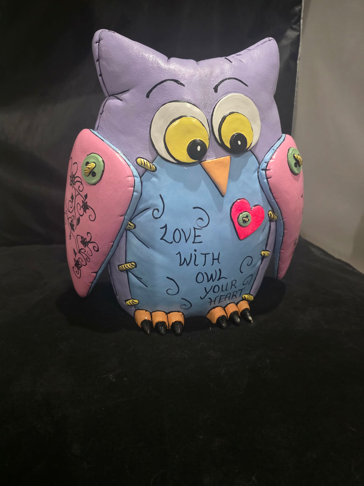 Love with Owl Your Heart Ceramic Owl